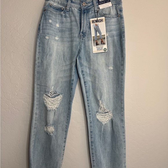 Rewash Faded Blue Ripped Jeans - Picture 3 of 7